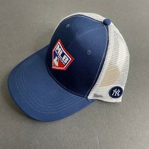 New York Yankees MLB Network Trucker Hat Cap Adjustable snapback SGA logo blue